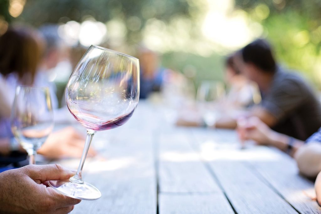 wineglass, wine, glass